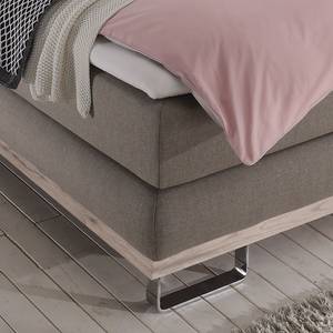 Boxspringbett Millenia Webstoff - Schlamm