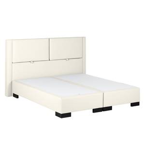 Boxspringbett Brilliant Night Creme - 180 x 200cm - Tonnentaschenfederkernmatratze - H3