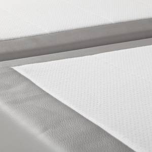 Lit boxspring Brilliant Night Gris clair - 160 x 200cm - Matelas à ressorts bombés ensachés - D2 souple