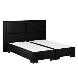 Boxspringbett Brilliant Night Schwarz - 180 x 200cm - Tonnentaschenfederkernmatratze - H2