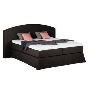 Boxspringbett Romantic Night Espresso - 80 x 200cm - Tonnentaschenfederkernmatratze - H2