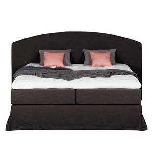 Boxspringbett Romantic Night Espresso - 80 x 200cm - Tonnentaschenfederkernmatratze - H2