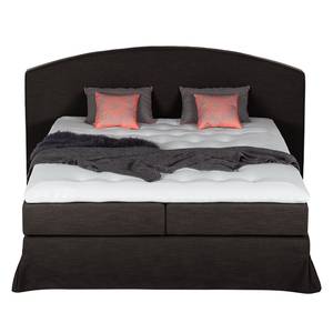 Boxspringbett Romantic Night Espresso - 80 x 200cm - Tonnentaschenfederkernmatratze - H2