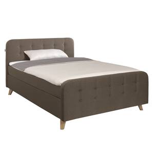 Boxspringbett Nordic Webstoff - 140 x 200cm - H3