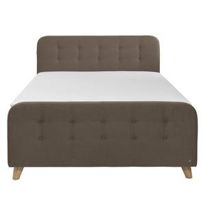 Boxspringbett Nordic Webstoff - 140 x 200cm - H3