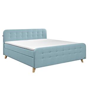 Boxspringbett Nordic Webstoff - 160 x 200cm - H2