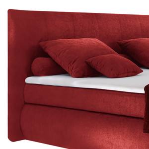 Boxspring Pennington micro-velours - Rood