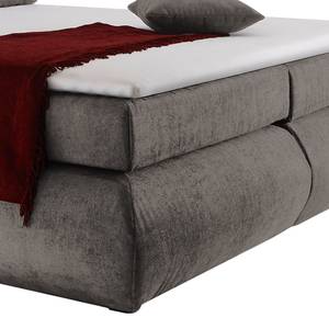 Boxspring Pennington micro-velours - Taupe