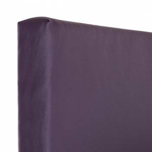 Boxspringbett Ramona (inkl. Topper) Kunstleder - Violett - 180 x 200cm