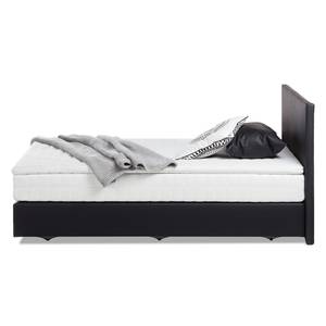 Lit boxspring Ramona VI Imitation cuir Noir - 140 x 200cm