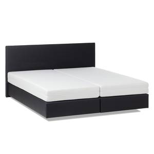 Lit boxspring Ramona VI Imitation cuir Noir - 200 x 200cm