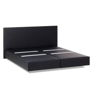 Lit boxspring Ramona VI Imitation cuir Noir - 180 x 200cm