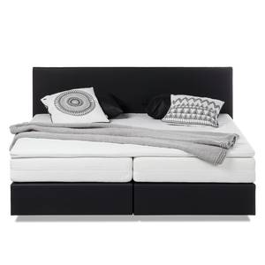 Lit boxspring Ramona VI Imitation cuir Noir - 160 x 200cm