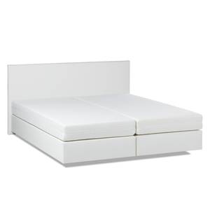 Lit boxspring Ramona VI Imitation cuir Blanc - 160 x 200cm