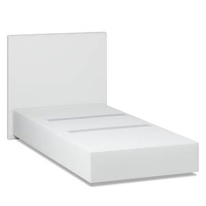 Lit boxspring Ramona VI Imitation cuir Blanc - 90 x 200cm