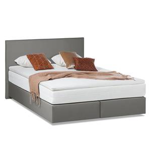 Letto boxspring Ramona VI Grigio - 140 x 200cm