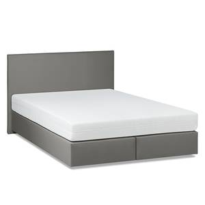 Boxspringbett Ramona VI Kunstleder Grau - 140 x 200cm