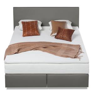 Boxspringbett Ramona VI Kunstleder Grau - 140 x 200cm