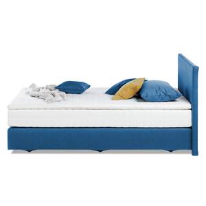 Bed Ramona VII structuurstof - Briljant blauw - 140 x 200cm