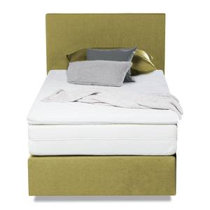 Bed Ramona VII structuurstof - Limegroen - 90 x 200cm