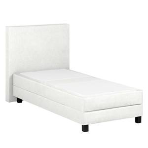 Boxspringbett Superior Night 160 x 200cm - H2 bis 80 kg - Anthrazit - Reinweiß - 100 x 200cm - H3