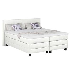 Lit boxspring Splendid Night Blanc - 180 x 200cm - D2 souple