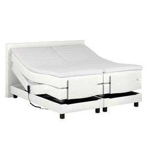 Boxspringbett Premium Night (motorisch verstellbar) - Reinweiß - 160 x 200cm - H2