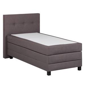 Boxspringbett Superior Night II Braun Meliert - 100 x 200cm - H2