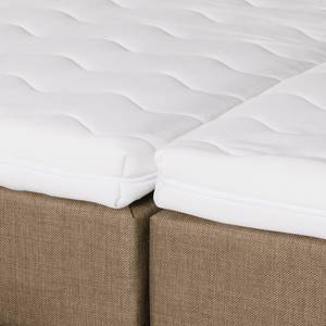 Boxspring Superior Night Gemêleerd beige - 200 x 200cm - H3 medium