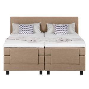 Boxspringbett Platinum Night 100 x 200cm - H2 bis 80 kg - Beige meliert - Beige meliert - 180 x 200cm - H3