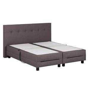 Boxspringbett Platinum Night 100 x 200cm - H2 bis 80 kg - Beige meliert - Braun Meliert - 160 x 200cm - H3