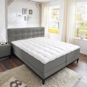 Boxspringbett Silver Night I Lehm - 140 x 200cm - H2