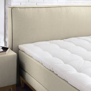 Boxspringbett Silver Night II Hellbeige - 200 x 200cm - H2