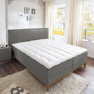 Boxspringbett Silver Night II Lehm - 140 x 200cm - H3