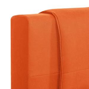 Boxspringbett Skagen Webstoff - Orange - 180 x 200cm - H3 - Nicht verstellbar