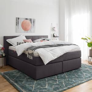 Boxspringbett Smood Colour III 140 x 200cm - Grau - Grau - 140 x 200cm