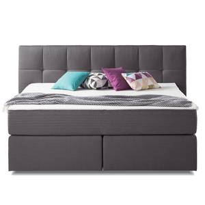 Boxspringbett Smood Colour III 140 x 200cm - Grau - Grau - 140 x 200cm