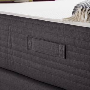 Boxspringbett Smood Colour III 140 x 200cm - Grau - Grau - 140 x 200cm