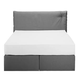 Boxspringbett Nordic Box XL Stoff TUS: 9 graphite - 160 x 200cm - H3