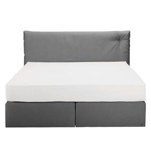 Boxspringbett Nordic Box XL Stoff TUS: 9 graphite - 200 x 200cm - H3