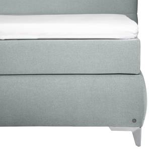 Boxspringbett Soft Line Webstoff Stoff TIM: 18 steel - 160 x 200cm - H2