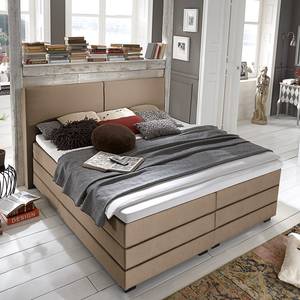 Boxspringbett Splendid Night II Taupe - 140 x 200cm - H3