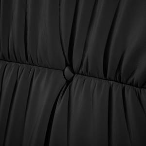 Lit boxspring Wolke7 II Cuir véritable - Noir - 160 x 200cm - D2 souple