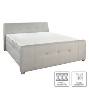 Boxspringbetten Karolino Webstoff Beige