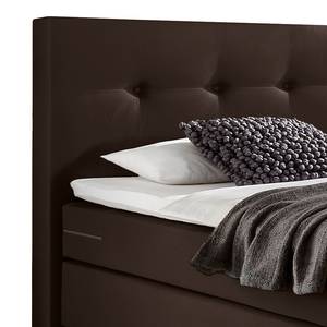 Boxspring Luxury Night II Bruin - 100 x 200cm - H2 zacht