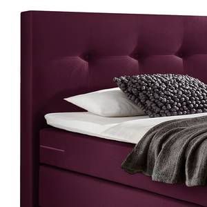 Lit boxspring Luxury Night II Mûre - 140 x 200cm - D2 souple