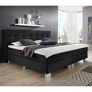 Boxspringbett Luxury Night II Schwarz - 180 x 200cm - H2