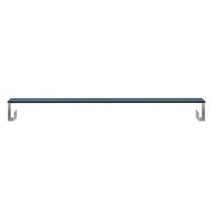 Support TV Z- FGA Aluminium / Verre noir - Largeur : 110 cm