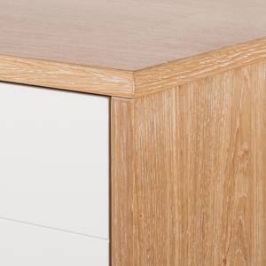 Sideboard Verwood I Braun - Weiß - Holzwerkstoff - 160 x 75 x 40 cm