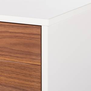 Sideboard Verwood I Braun - Weiß - Holzwerkstoff - 160 x 75 x 40 cm